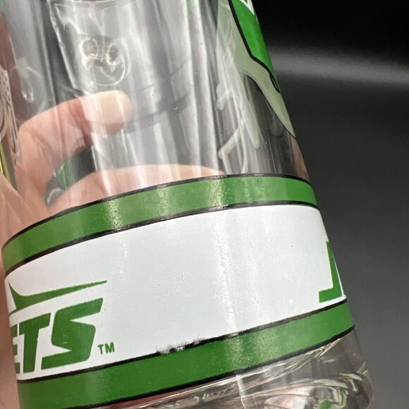 Set Of 2 Vintage New York Jets Handled Heavy Glass Beer Mugs Libby NFL 1980s - Picture 11 of 12